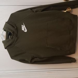 Olive Green Nike Hoodie size small